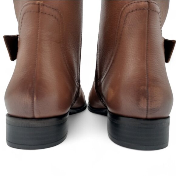 Naturalizer Women's Size 8 Jessie Banana Bread Leather Wide Calf Knee High Boot - Picture 12 of 15